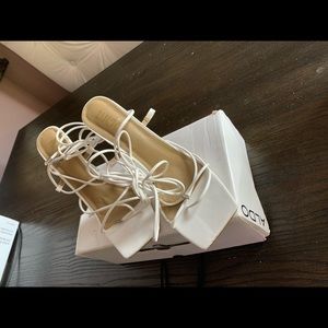 White Strappy Stiletto